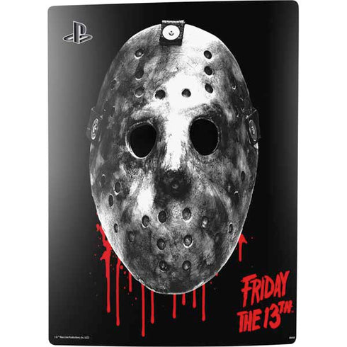 Warner Bros Friday the 13th Jason Voorhees Dripping Mask PS5 Console Skin